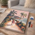 Broderie Diamant - Promenade côtière