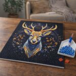 Broderie Diamant - Renne Majestueux