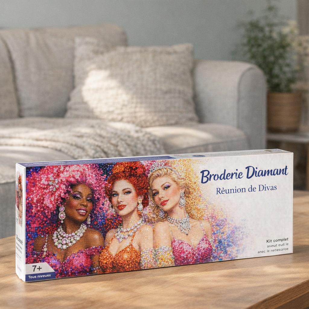 Broderie Diamant - Réunion de Divas