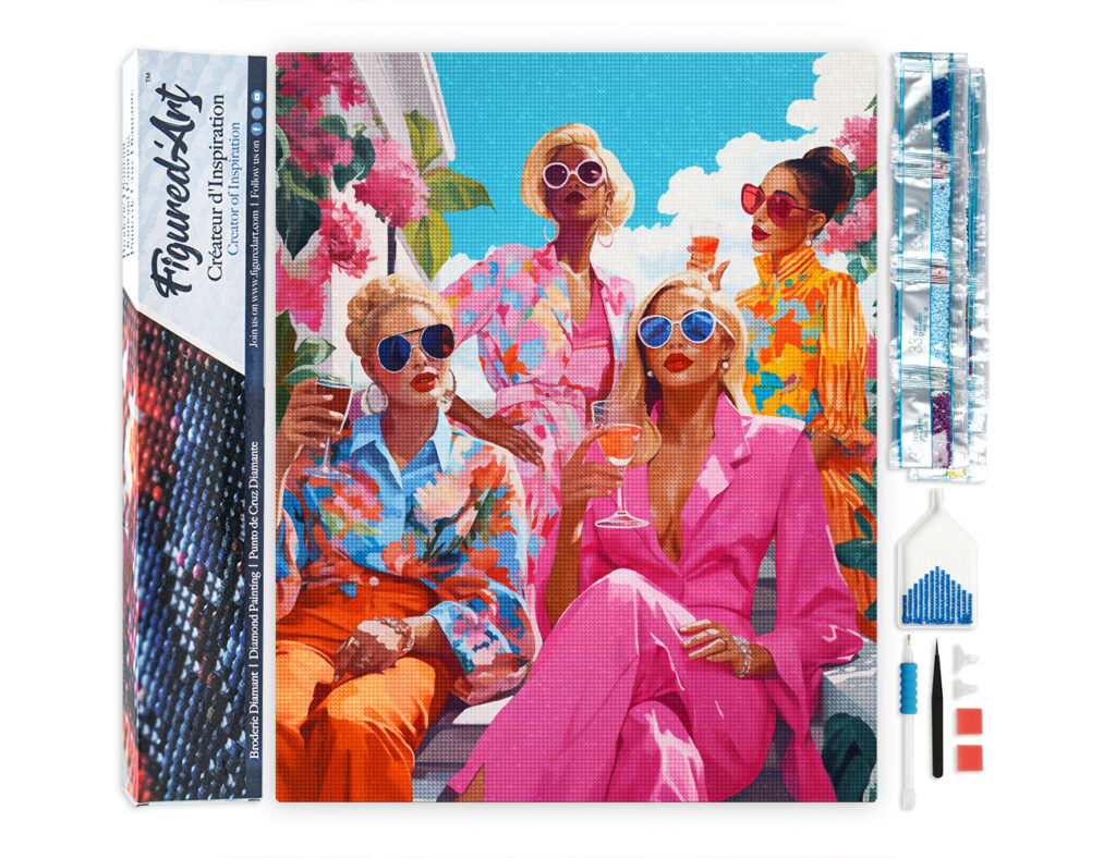 Broderie Diamant - Réunion de Divas