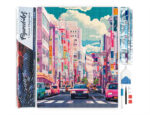 Broderie Diamant - Rue Animée du Japon