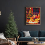 Broderie Diamant - Soirée de Noël tranquille