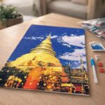 Broderie Diamant - Temple de Chiangmai