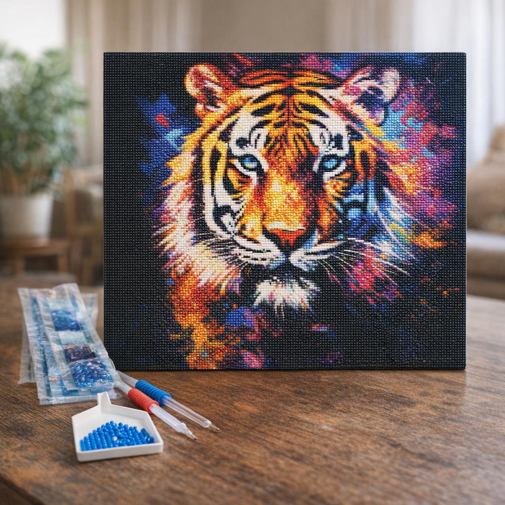 Broderie Diamant - Toast de plage