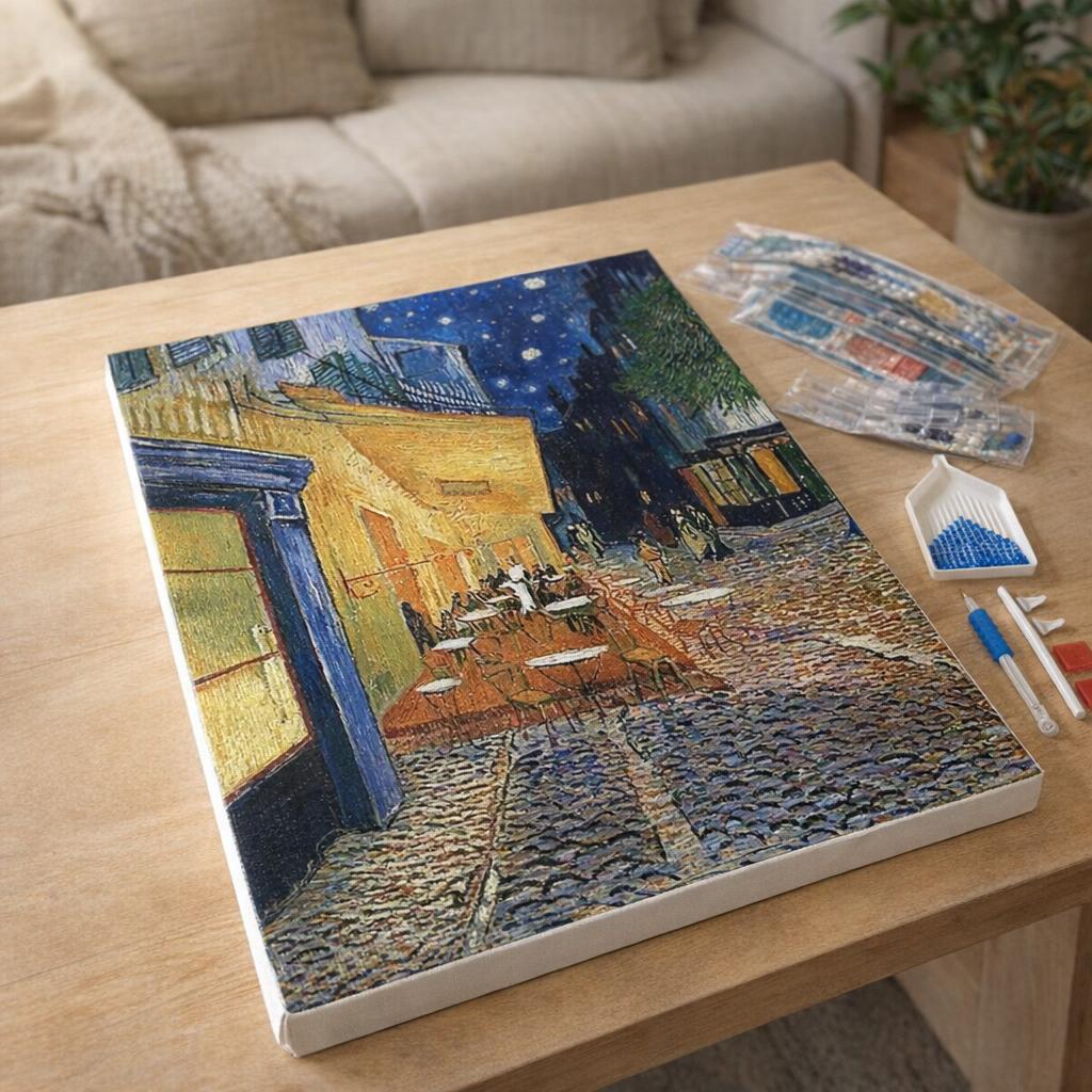 Broderie Diamant - Van Gogh Terrasse de Café