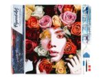 Broderie Diamant - Visage de roses