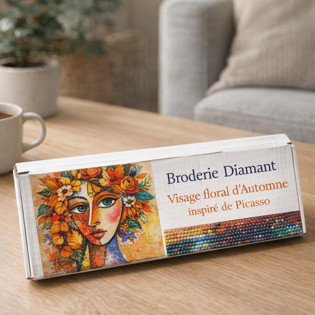 Visage floral automne