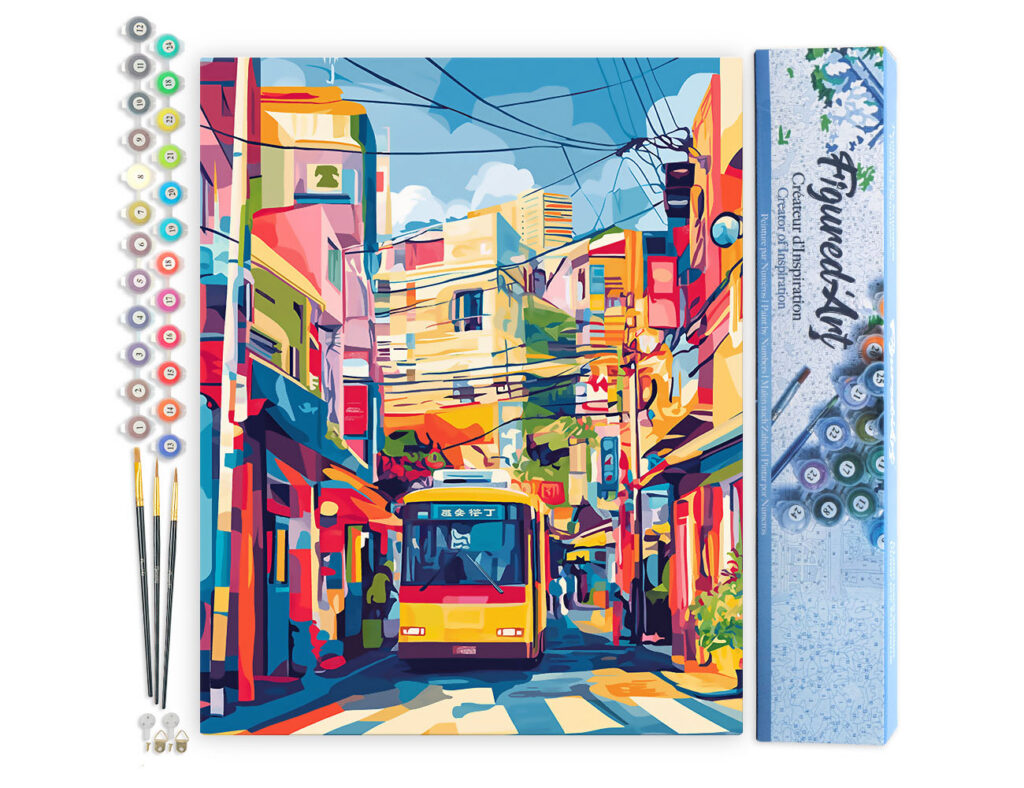 Bus de la Ville de Tokyo - Toile roulée