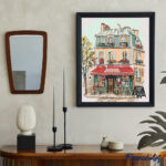 Café La Vie Douce - Toile roulée