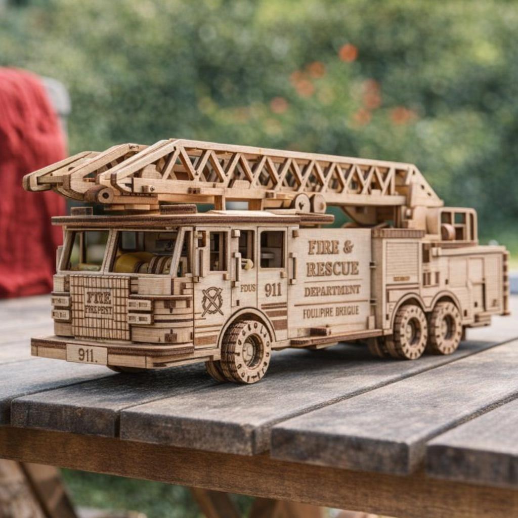 Camion de pompiers mécanique