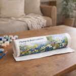 Champ de fleurs colorées - Toile roulée