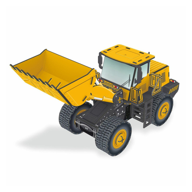 Puzzle maquette chargeuse en mousse 3D | Tout à Créer