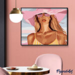 Charme d'une journée ensoleillée - Toile roulée