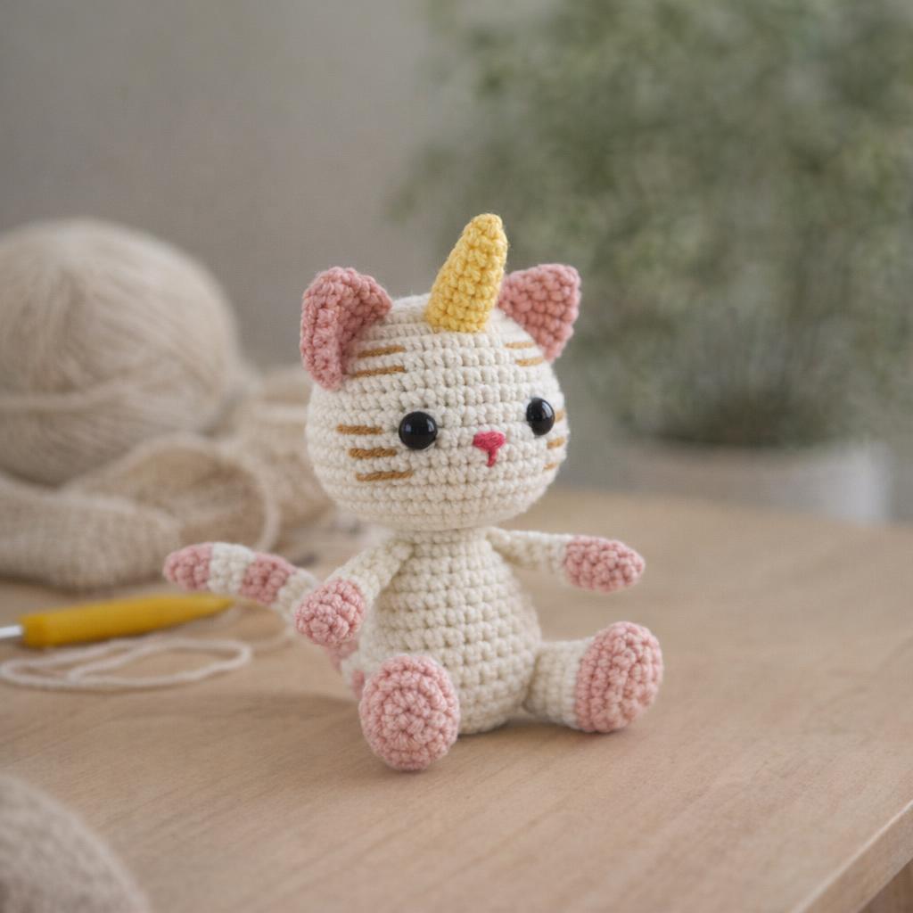 Kit DIY crochet Amigurumi - Chat Kit DIY crochet Amigurumi - Chat