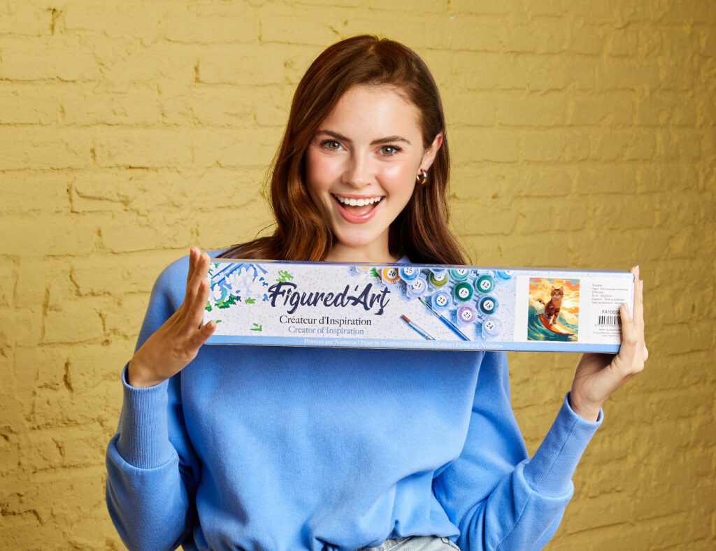 Chat surfeur - Toile roulée