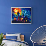 Château fantastique - Toile roulée