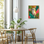 Chaton Ragdoll dans la jungle - Toile roulée