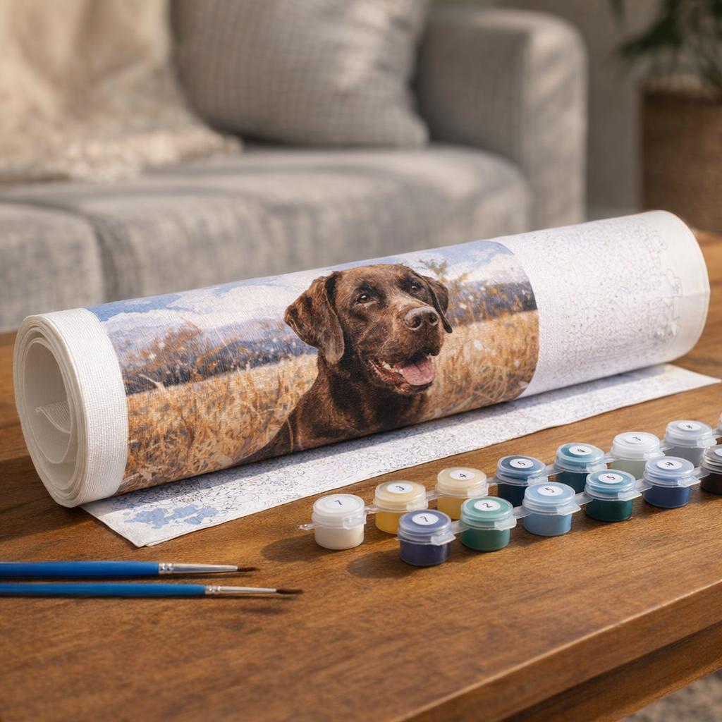 Chien Labrador peinture