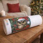 Chouette de Noël - Toile roulée