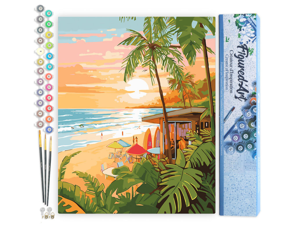 Club de surf - Toile roulée