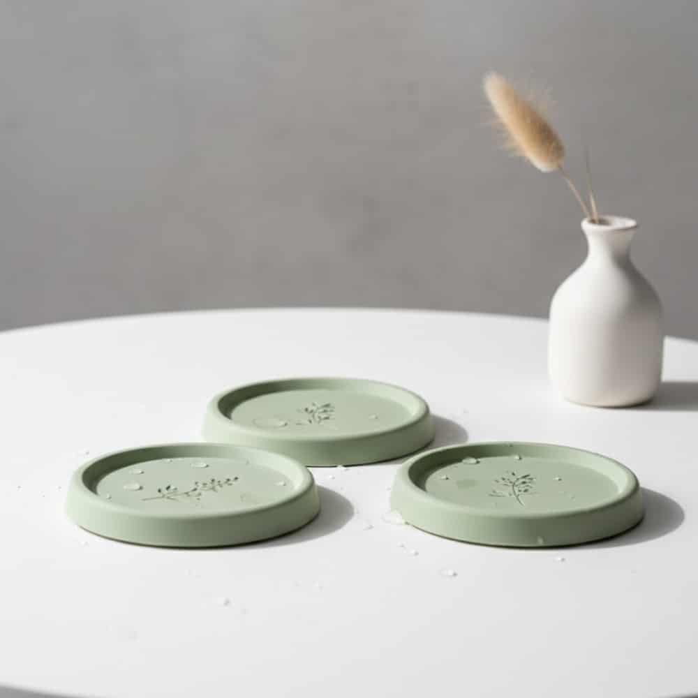 Kit moulage Jesmonite dessous de verre facile