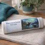 Elan et Aurore boréale - Toile roulée