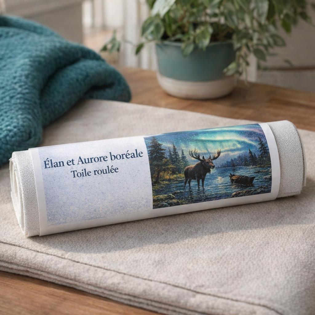 Élan aurore boréale