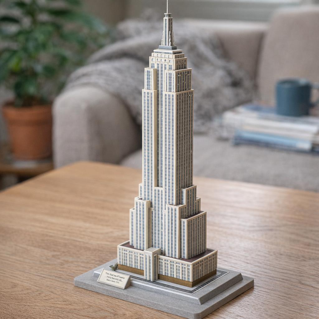 Empire State Building maquette en mousse - puzzle 3D