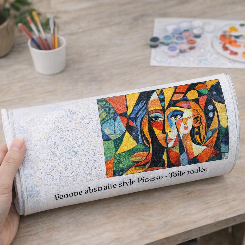 Femme abstraite portrait