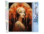 Femme Art Déco - Toile roulée