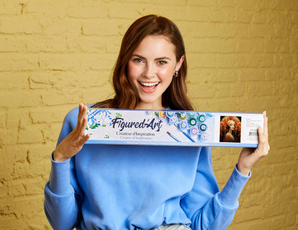 Femme Art Déco - Toile roulée