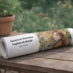 Femme en  Automne inspirée de Renoir - Toile roulée