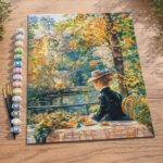 Femme en  Automne inspirée de Renoir - Toile roulée