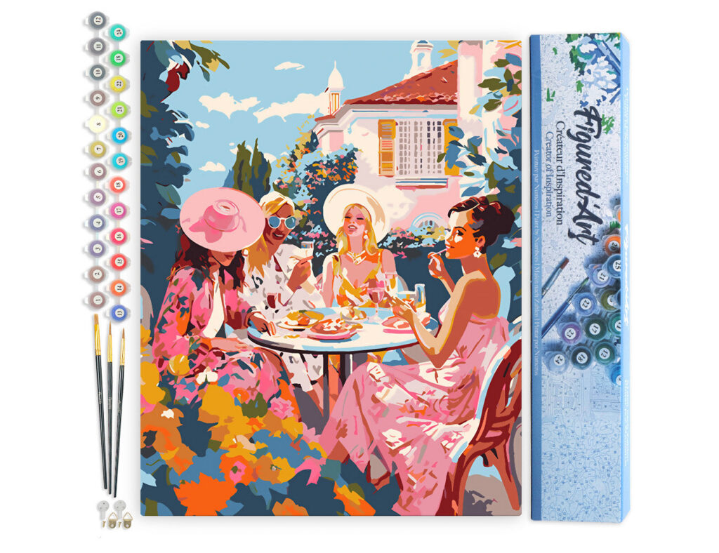 Fête au Jardin des Divas - Toile roulée