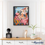 Fête au Jardin des Divas - Toile roulée