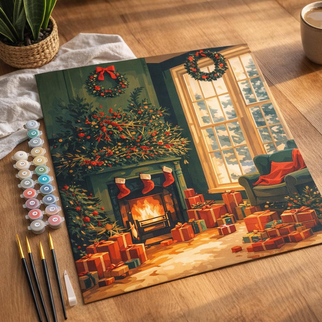 Matinée de Noël Conviviale - Toile roulée