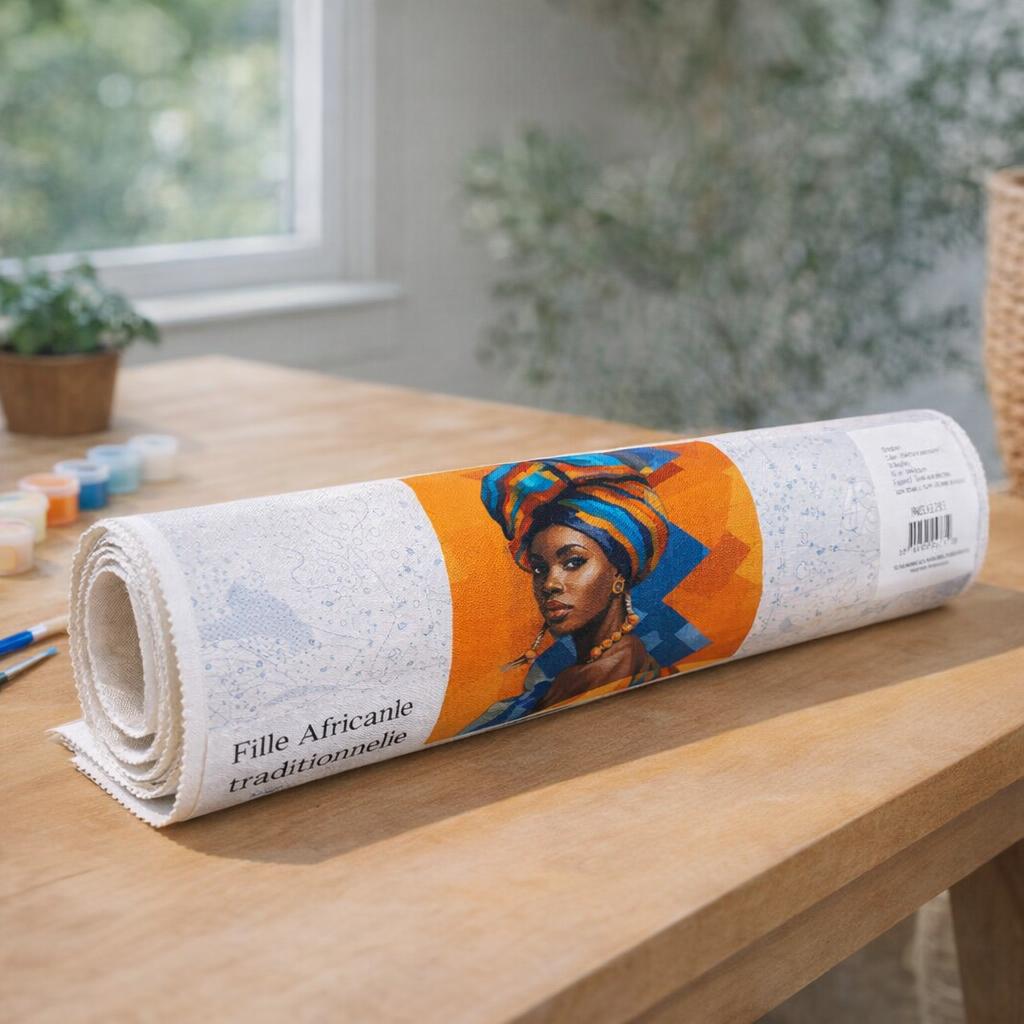 Fille africaine traditionnelle