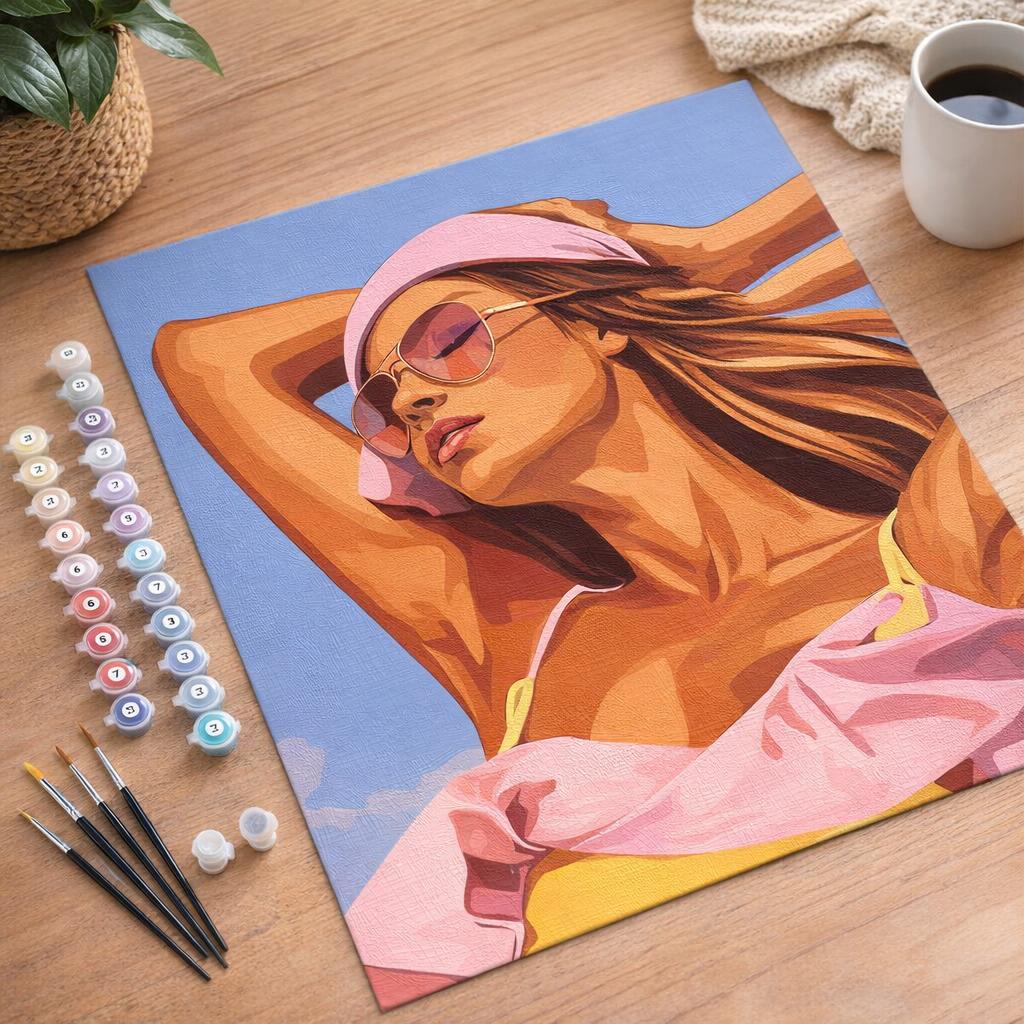 Journée de plage avec style - Toile roulée