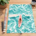 Fille parmi les vagues - Toile roulée