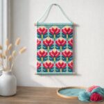 Kit broderie - Canevas - Fleurs de lotus