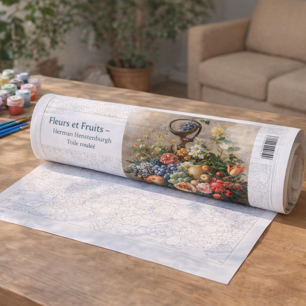 Fleurs et Fruits - Herman Henstenburgh - Toile roulée