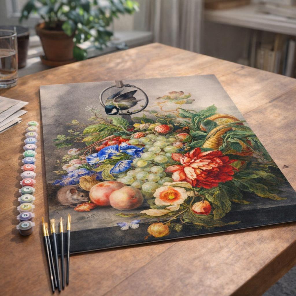 Fleurs et Fruits - Herman Henstenburgh - Toile roulée