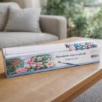 Floraison rose tropicale - Toile roulée