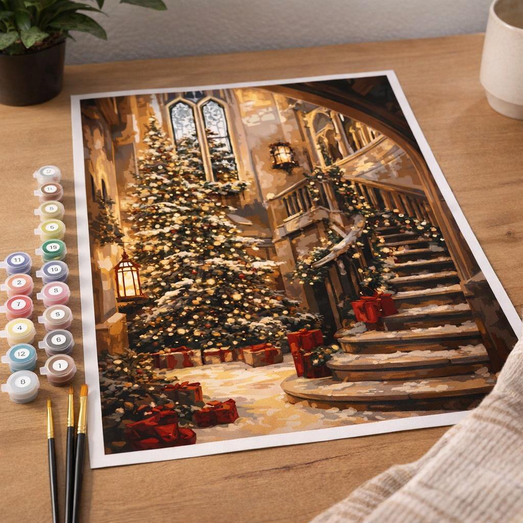 Hiver Romantique - Toile roulée