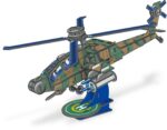 Hélicopter apache maquette en mousse - puzzle 3D