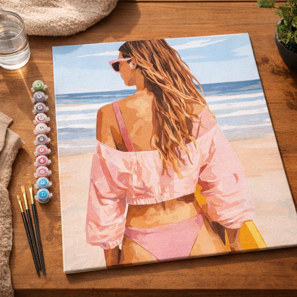 Journée de plage avec style - Toile roulée