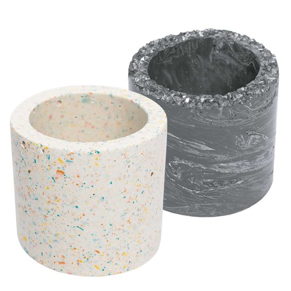 Pots Jesmonite débutant