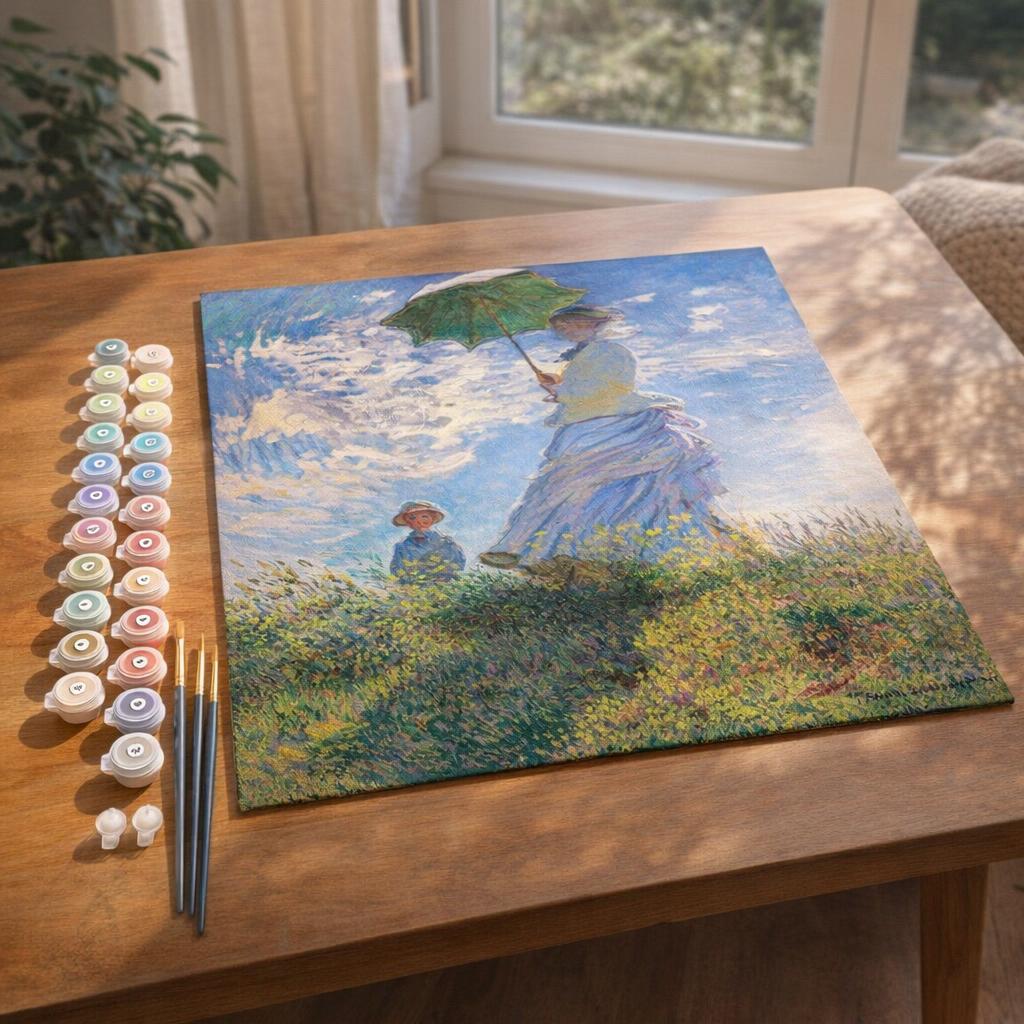 La Promenade - Monet - Toile roulée