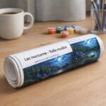 Lac nocturne - Toile roulée