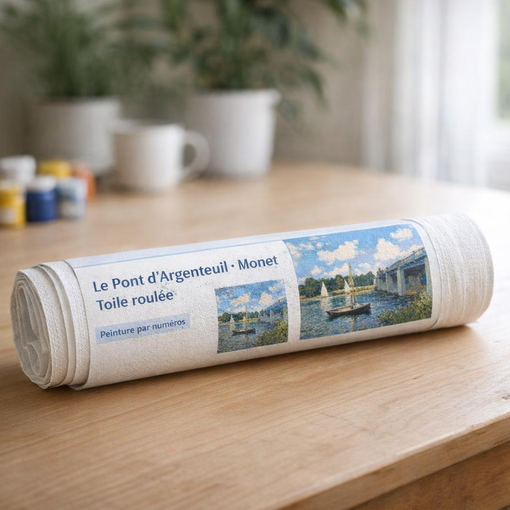 Le Pont d'Argenteuil - Monet - Toile roulée